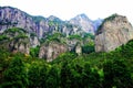 Yandang Mountain in Wenzhou city , Zhejiang., China Royalty Free Stock Photo