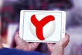 Yandex browser logo Royalty Free Stock Photo