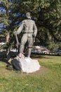 Yane Sandanski monument at town of Melnik, Bulgaria Royalty Free Stock Photo