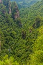 Yangjiajie cable car in Wulingyuan Scenic and Historic Interest Area in Zhangjiajie National Forest Park in Hunan Royalty Free Stock Photo