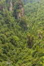 Yangjiajie cable car in Wulingyuan Scenic and Historic Interest Area in Zhangjiajie National Forest Park in Hunan Royalty Free Stock Photo