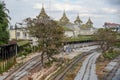 Yangon Central Railway Station, Myanmar Royalty Free Stock Photo