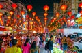 Chinese New Year in Chinatown of Yangon, Myanmar