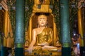 Huge buddha at the Shwedagon pagoda