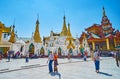 In Shwedagon complex, Yangon, Myanmar