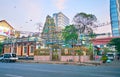 Hindu Temples of Little India, Yangon, Myanmar Royalty Free Stock Photo