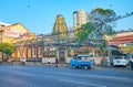 Sri Kaali Amman Hindu Temple, Yangon, Myanmar Royalty Free Stock Photo
