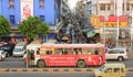 Sule Boulevard with Bogyoke Market in Yangon