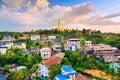 Yangon Myanmar Skyline Royalty Free Stock Photo