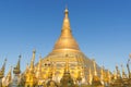 Yangon, Myanmar view of Shwedagon Pagoda Royalty Free Stock Photo