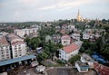 yangon rangoon city myanmar burma Royalty Free Stock Photo