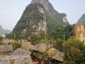 Yangshuo Guilin Chinese city village architecture landscape culture river lake