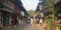 Yangshuo Guilin Chinese city village architecture landscape culture river lake