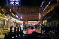 Yangshuo West Street at night, chinese food and night life, night market, Guilin, Guangxi, China