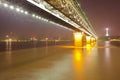 Yangtze river Bridge Wuhan China Royalty Free Stock Photo