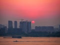 Yangze river in Nanjing city