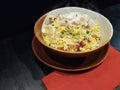 Yangzhou egg fried rice. Asia Chinese food Royalty Free Stock Photo