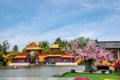 Yangzhou Slender West Lake Water Garden stage Royalty Free Stock Photo