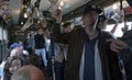 Yankee fans ride Low Voltage vintage train to stadium for opening day game