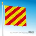 Yankee signal, international maritime code, flag