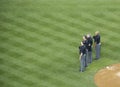 Yankee stadium umpires Royalty Free Stock Photo