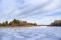 Yanov Backwater in Chernobyl Exclusion Zone, Pripyat, Ukraine