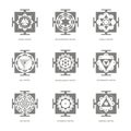 Yantra Hinduism symbols