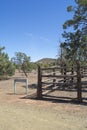 Yanyanna Stockyard and Heysen Trail, Ikara-Flinders Ranges, SA Royalty Free Stock Photo