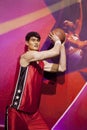 YAO MING'S WAX FIGURE Royalty Free Stock Photo