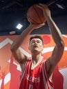 Yao Ming wax statue