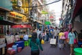 YAOWARAT, BANGKOK, THAILAND -10 JAN, 2016: Unidentified vendor