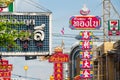 Yaowarat Road , Bangkok's Chinatown , Thailand Royalty Free Stock Photo