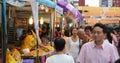 Bangkok, Thailand - OCTOBER 09, 2018: Vegetarian Jay Chinese festival