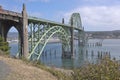 Yaquina Bay Bridge in Newport Oregon.