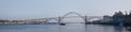 Yaquina Bay Bridge Panoramic Royalty Free Stock Photo