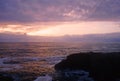 Yaquina Bay sunset Royalty Free Stock Photo