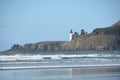 Agate Beach and Lighthouse on the Oregon Coast Royalty Free Stock Photo