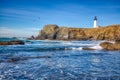 Yaquina Head Lighthouse and Cove, Newport, Oregon