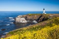 Yaquina Head Lighthouse, Oregon, USA Royalty Free Stock Photo