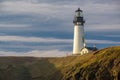 Yaquina Head Lighthouse at Pacific coast, built in 1873 Royalty Free Stock Photo