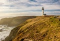 Yaquina Head Lighthouse at Pacific coast, built in 1873 Royalty Free Stock Photo