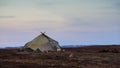 Yaranga in the tundra. Chukotka, Arctic Siberia, Far East of Russia.