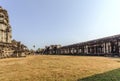 Yard in Angkor Wat, Siem Riep, Cambodia. Royalty Free Stock Photo