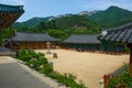 The yard of the Buddhist Sinheungsa Temple in Seoraksan