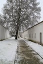 Yard cellblock in Holy Euthymius monastery in Suzdal Royalty Free Stock Photo