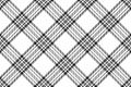 Yard check pattern background, service texture plaid tartan. Skill fabric textile vector seamless in white and grey colors