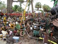 Yard decorations, Barberville, Florida