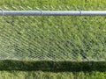 yard grass chainlink fence backyard lawn metal fencing steel security chain