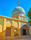 In yard of Imamzadeh Jalal Addin shrine, Nasir Ol-Molk mosque, S