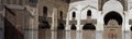 Yard inside Bou Inania Madrasa with beautiful examples of Marinid architecture, Fez, Morocco